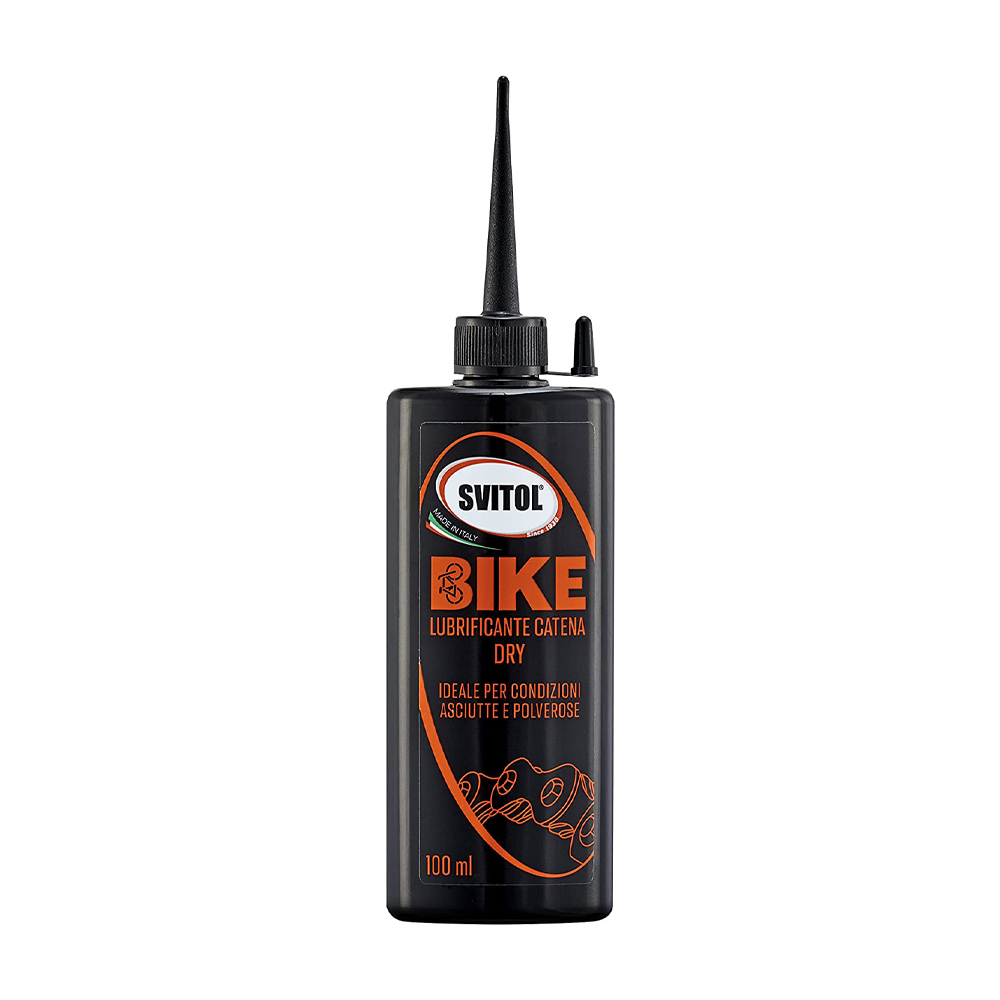 Lubrificante catena dry 100 ml svitol bike - condizioni asciutte e polverose.
