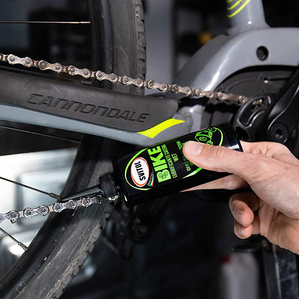 Lubrificante Catena Wet 100 ml SVITOL BIKE - Condizioni Umide e Fangose