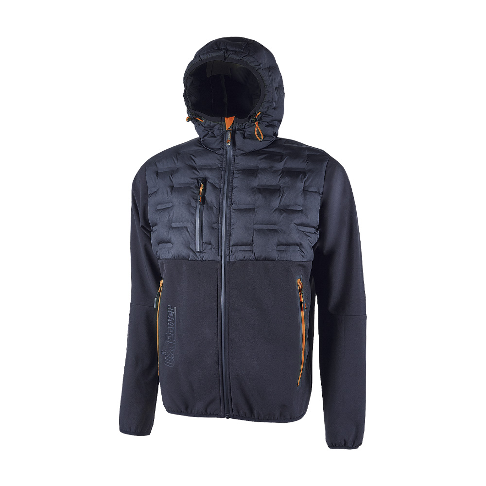 Giacca ibrida idrorepellente future spock deep blue u-power - taglia l.